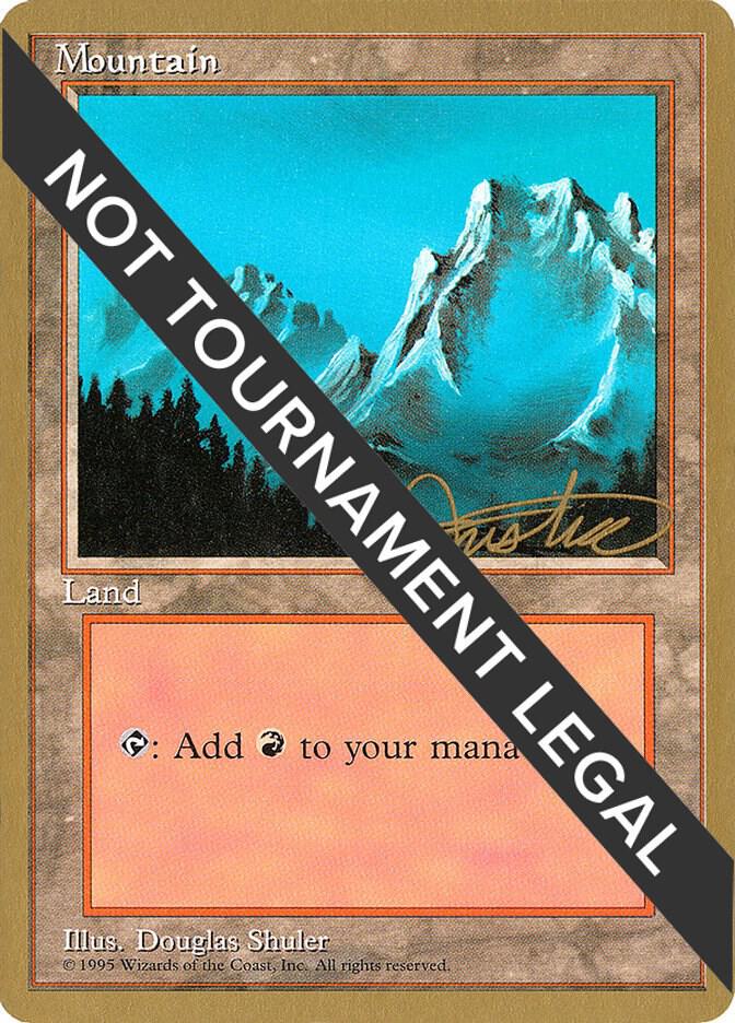 Mountain B 1996 Mark Justice 4ED  (World Championship Decks)  | Good Games Adelaide SA