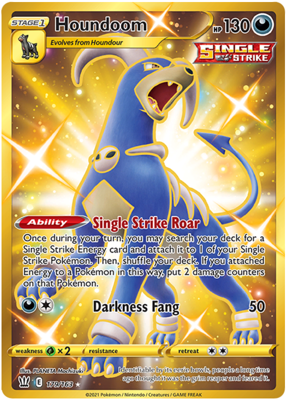 Houndoom (179/163) [Sword & Shield: Battle Styles] | Good Games Adelaide SA