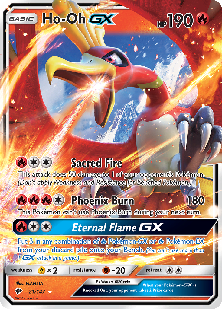 Ho-Oh GX (21/147) [Sun & Moon: Burning Shadows] | Good Games Adelaide SA