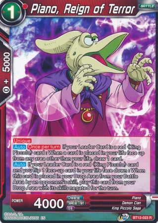 Piano, Reign of Terror [BT12-023] | Good Games Adelaide SA