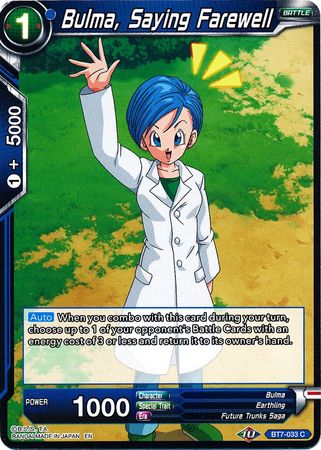 Bulma, Saying Farewell [BT7-033] | Good Games Adelaide SA