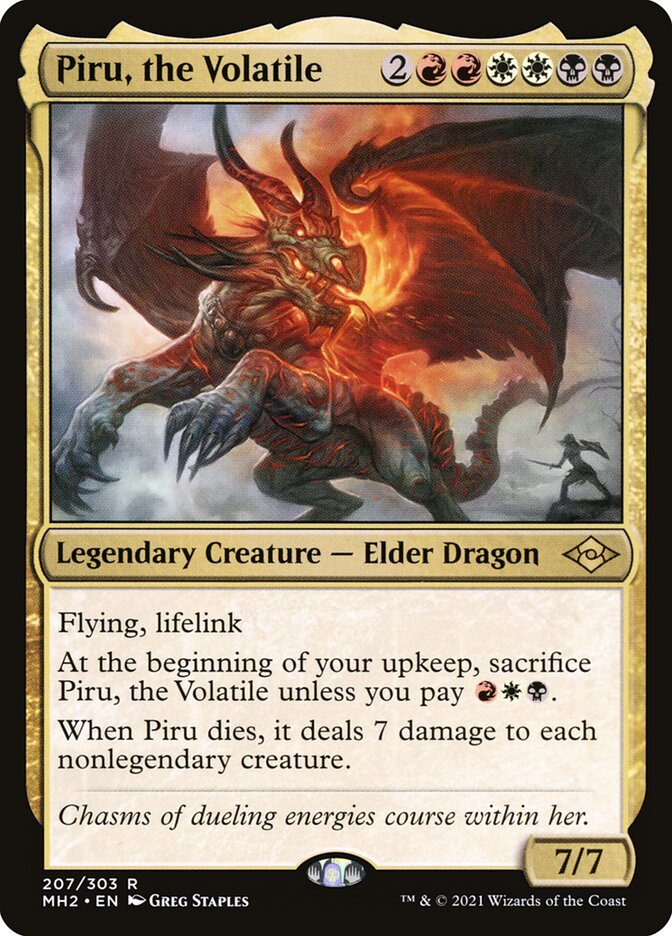 Piru the Volatile 207 (Modern Horizons 2)  | Good Games Adelaide SA