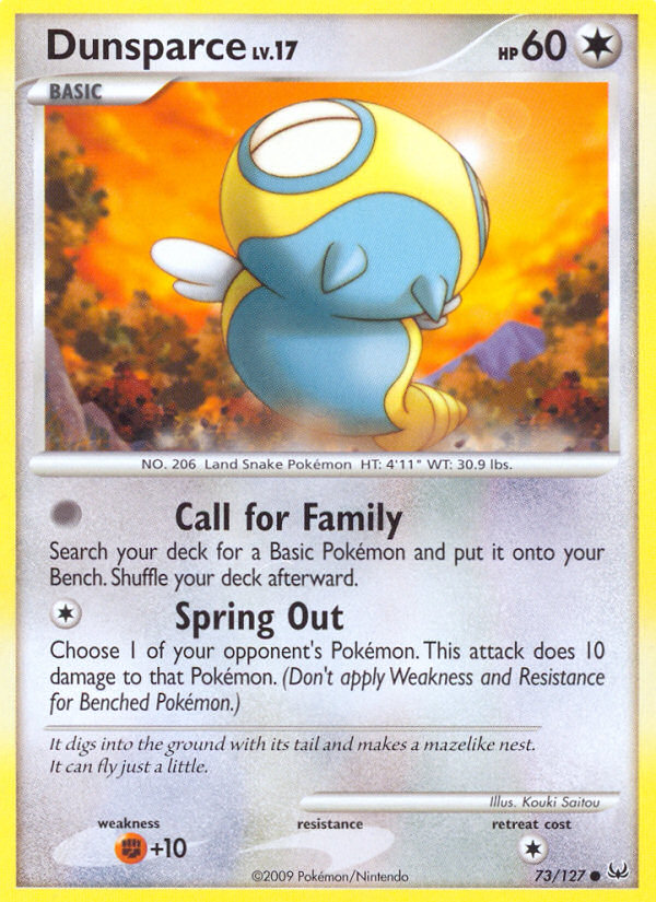Dunsparce (73/127) [Platinum: Base Set] | Good Games Adelaide SA