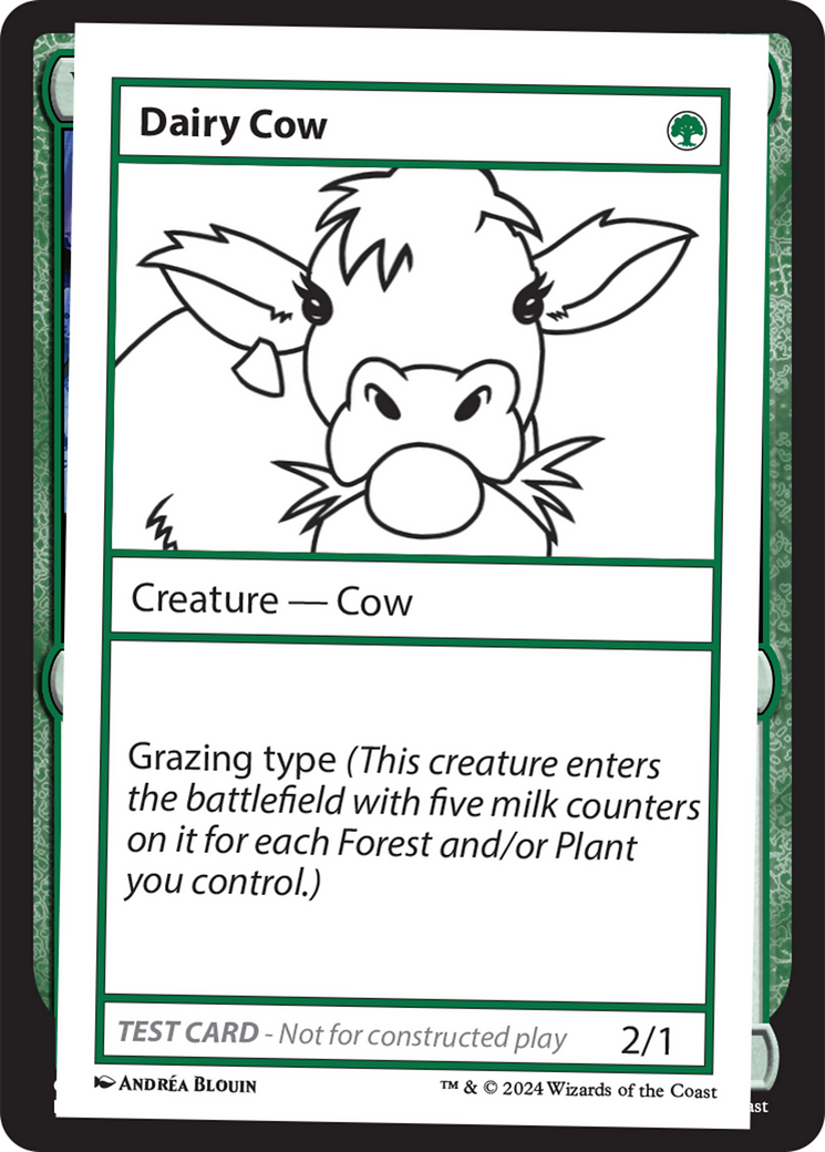 Dairy Cow [Mystery Booster 2 Playtest Cards] | Good Games Adelaide SA