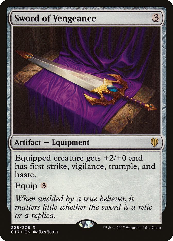 Sword of Vengeance [Commander 2017] | Good Games Adelaide SA