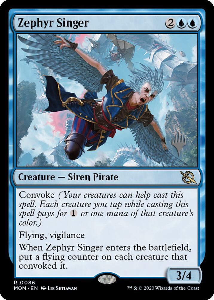 Zephyr Singer 86 (Promo Pack: March of the Machine)  - Foil | Good Games Adelaide SA