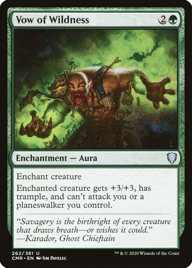 Vow of Wildness 262 (Commander Legends)  | Good Games Adelaide SA