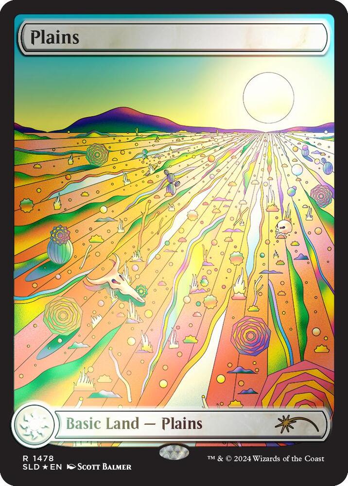 Plains 1478 Rainbow Foil 1478 (Secret Lair Drop Series)  - Foil | Good Games Adelaide SA