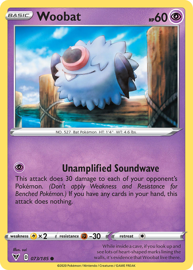Woobat (073/185) [Sword & Shield: Vivid Voltage] | Good Games Adelaide SA