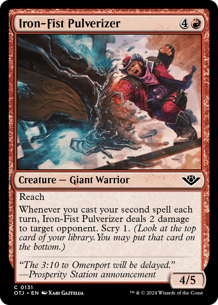 Iron-Fist Pulverizer [Outlaws of Thunder Junction] | Good Games Adelaide SA