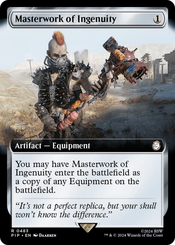 Masterwork of Ingenuity 483 (Universes Beyond: Fallout)  - Foil | Good Games Adelaide SA