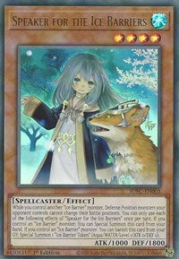 Speaker for the Ice Barriers [SDFC-EN003] Ultra Rare | Good Games Adelaide SA