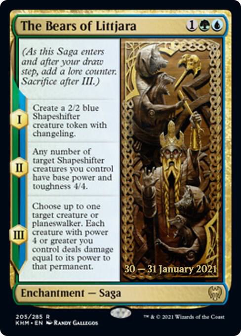 The Bears of Littjara 205 (Prerelease Cards)  - Foil | Good Games Adelaide SA