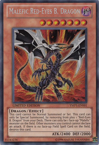 Malefic Red-Eyes B. Dragon [YMP1-EN001] Secret Rare | Good Games Adelaide SA
