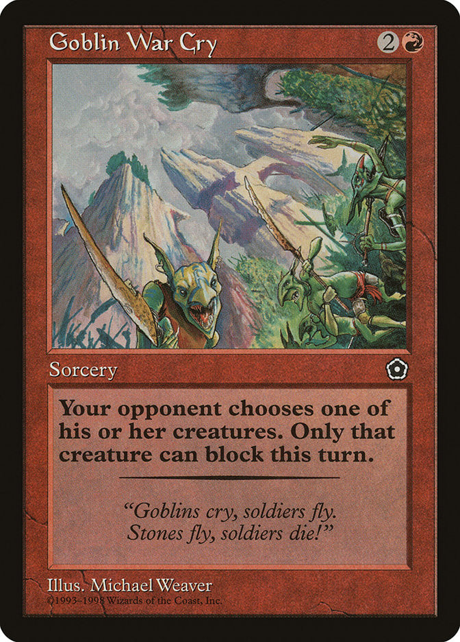 Goblin War Cry  (Portal Second Age)  | Good Games Adelaide SA