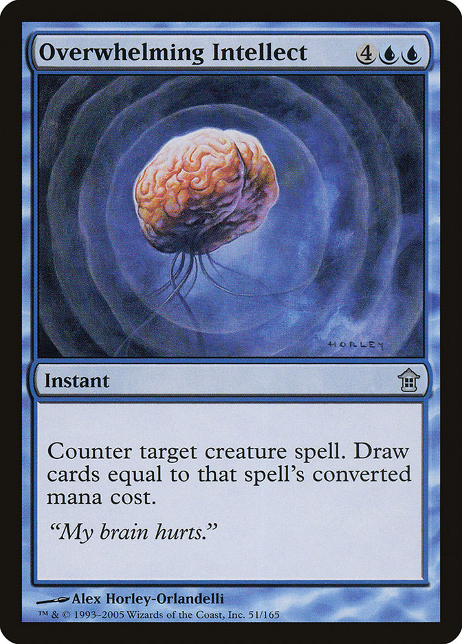 Overwhelming Intellect [Saviors of Kamigawa] | Good Games Adelaide SA