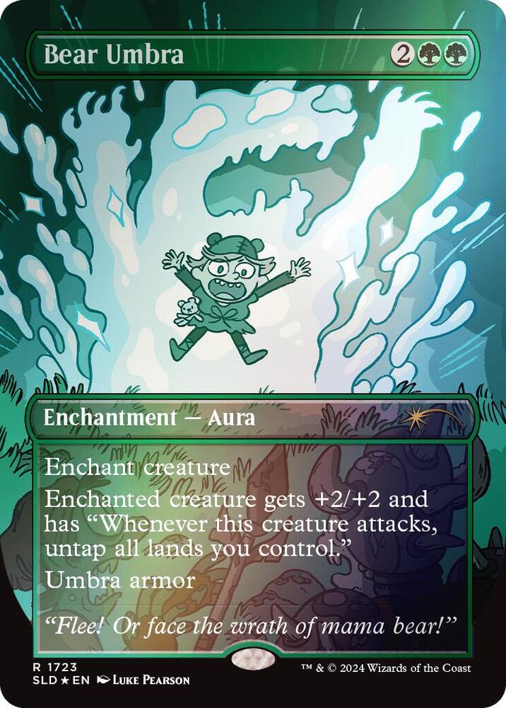 Bear Umbra Rainbow Foil 1723 (Secret Lair Drop Series)  - Foil | Good Games Adelaide SA