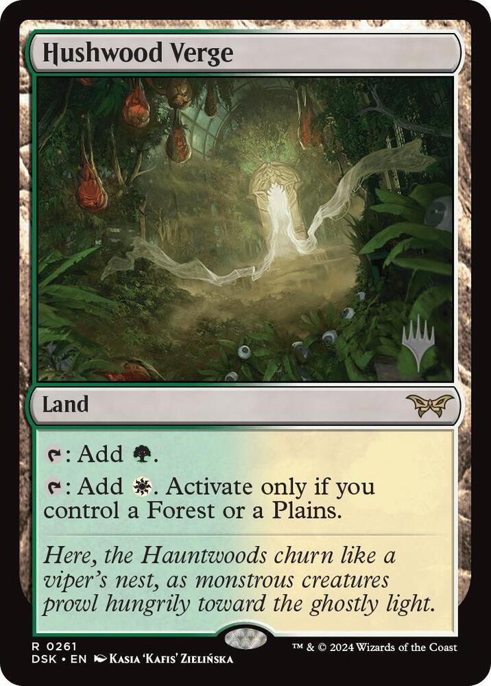 Hushwood Verge 261 (Promo Pack: Duskmourn: House of Horror)  - Foil | Good Games Adelaide SA