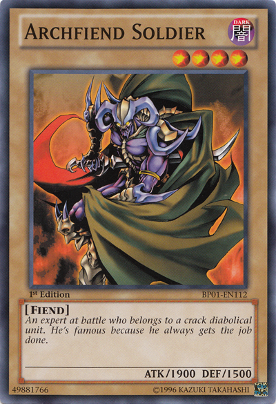 Archfiend Soldier [BP01-EN112] Common | Good Games Adelaide SA