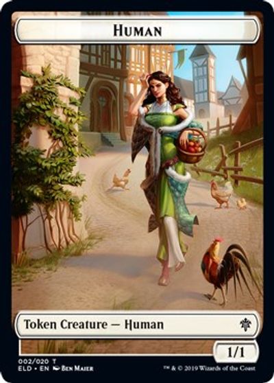 Human // Insect Double-sided Token (Challenger 2021) [Unique and Miscellaneous Promos] | Good Games Adelaide SA