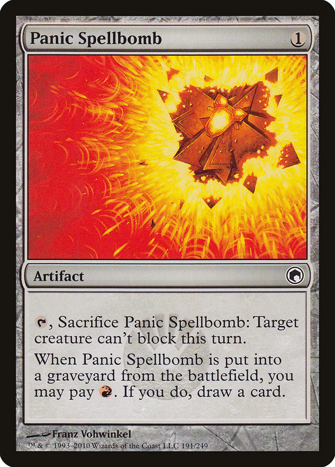 Panic Spellbomb [Scars of Mirrodin] | Good Games Adelaide SA