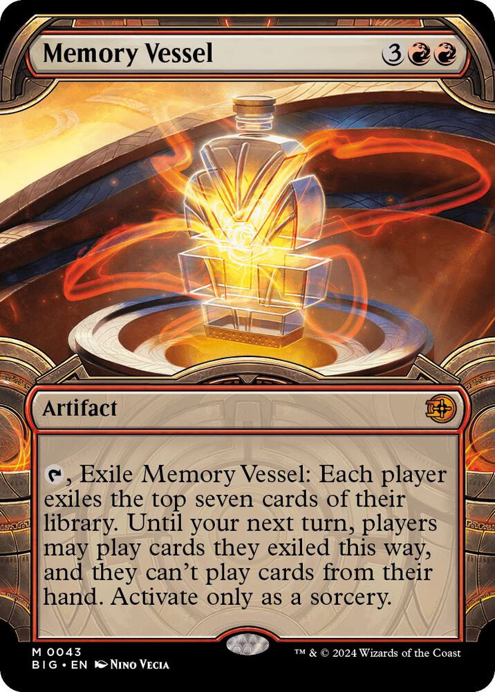 Memory Vessel Showcase 43 (Outlaws of Thunder Junction: The Big Score)  - Foil | Good Games Adelaide SA