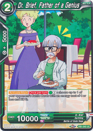 Dr. Brief, Father of a Genius (DB1-045) [Dragon Brawl] | Good Games Adelaide SA