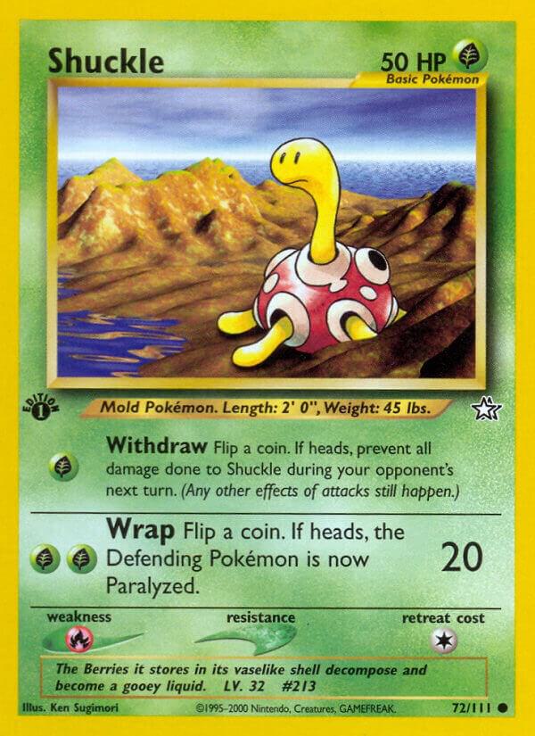 Shuckle 072/111 (Neo Genesis)  - 1st Edition | Good Games Adelaide SA