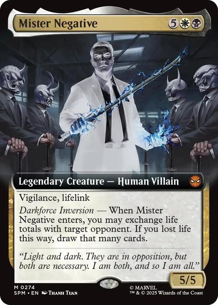 Mister Negative  274/198 (Marvel's Spider-Man)  - Extended Art Foil | Good Games Adelaide SA