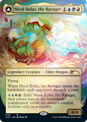 Nicol Bolas, the Ravager // Nicol Bolas, the Arisen (Borderless) [Secret Lair: From Cute to Brute] | Good Games Adelaide SA
