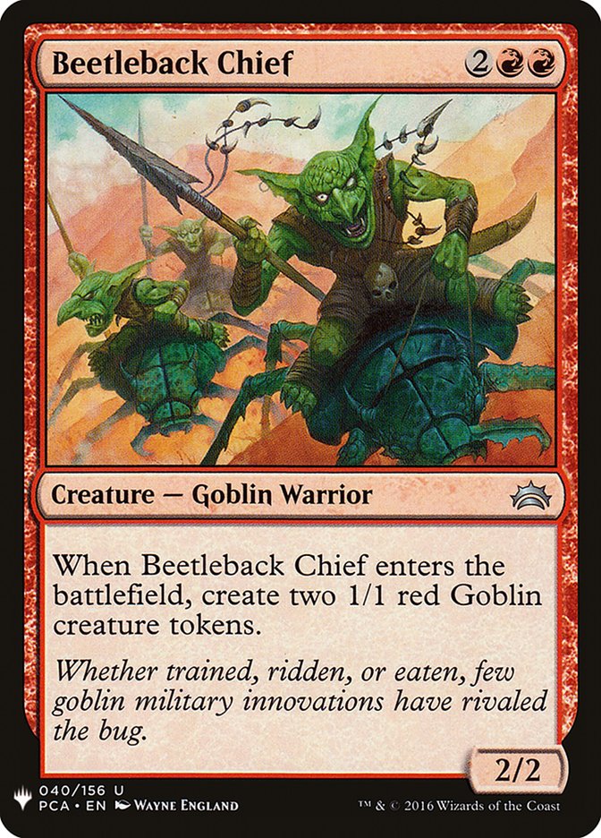 Beetleback Chief [Mystery Booster] | Good Games Adelaide SA