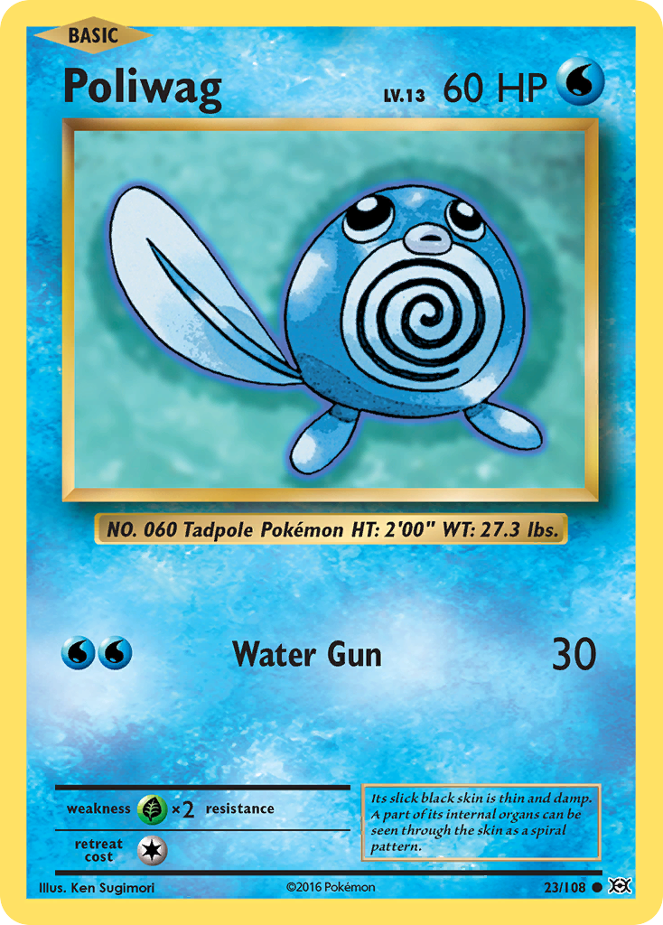 Poliwag (23/108) [XY: Evolutions] | Good Games Adelaide SA