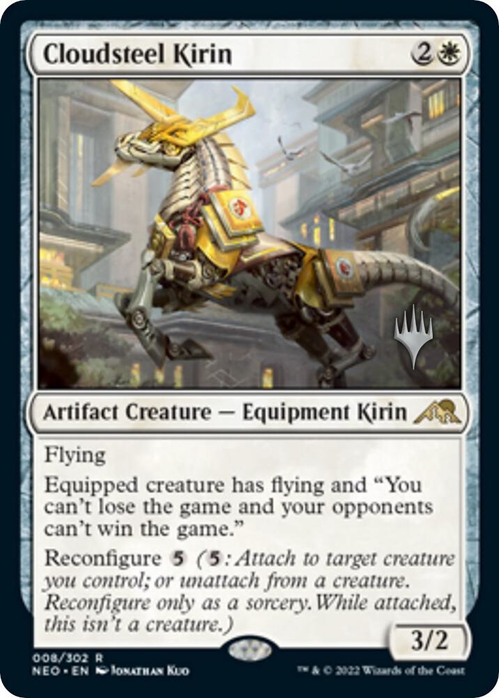 Cloudsteel Kirin 8 (Promo Pack: Kamigawa: Neon Dynasty)  | Good Games Adelaide SA