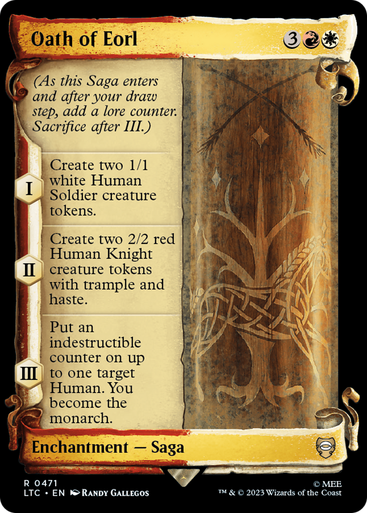 Oath of Eorl [The Lord of the Rings: Tales of Middle-Earth Commander Showcase Scrolls] | Good Games Adelaide SA