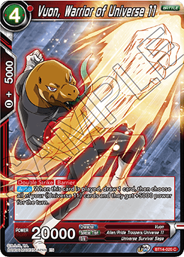 Vuon, Warrior of Universe 11 (BT14-020) [Cross Spirits] | Good Games Adelaide SA