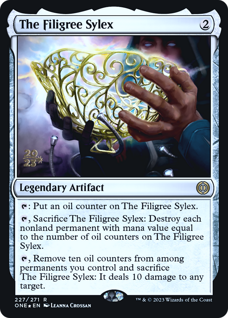 The Filigree Sylex [Phyrexia: All Will Be One Prerelease Promos] | Good Games Adelaide SA