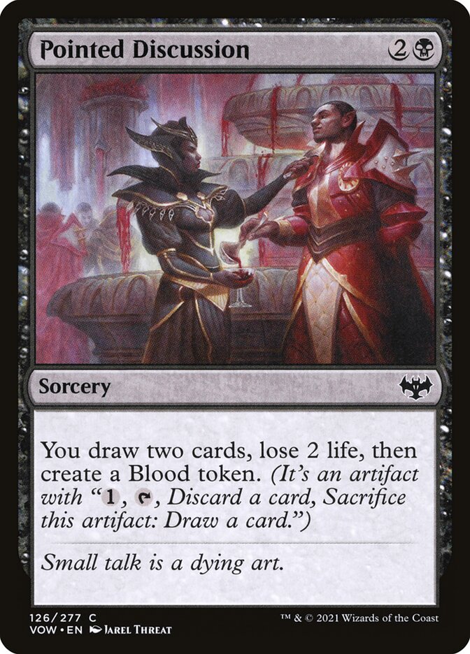 Pointed Discussion 126 (Innistrad: Crimson Vow)  - Foil | Good Games Adelaide SA