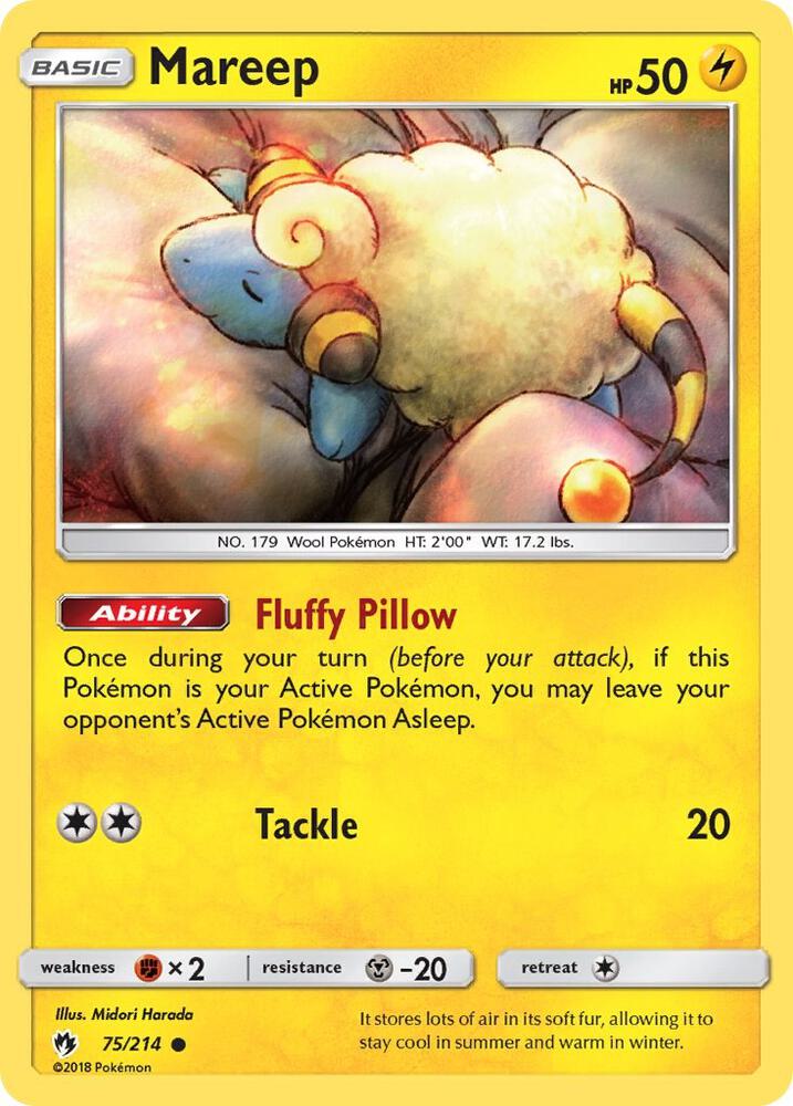 Mareep 75/214 (SM - Lost Thunder)  | Good Games Adelaide SA