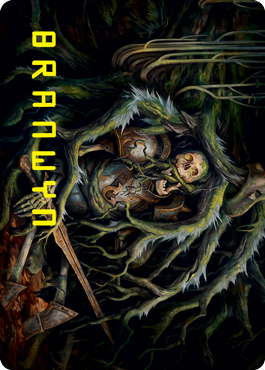 Retrieve Art Card (Gold-Stamped Signature) [Innistrad: Crimson Vow Art Series] | Good Games Adelaide SA