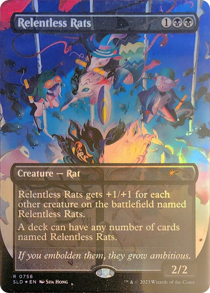 Relentless Rats 756 (Secret Lair Drop Series)  - Foil | Good Games Adelaide SA