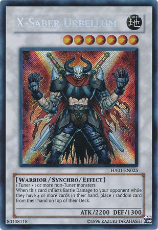 X-Saber Urbellum [HA01-EN025] Secret Rare | Good Games Adelaide SA
