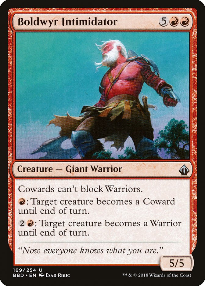 Boldwyr Intimidator 169 (Battlebond)  - Foil | Good Games Adelaide SA