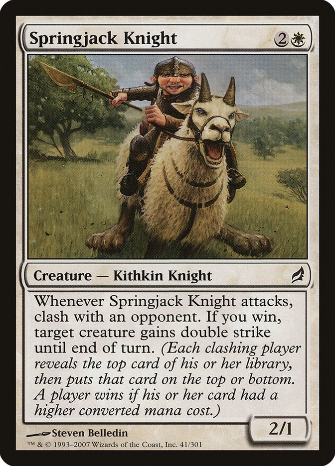 Springjack Knight 41 (Lorwyn)  - Foil | Good Games Adelaide SA
