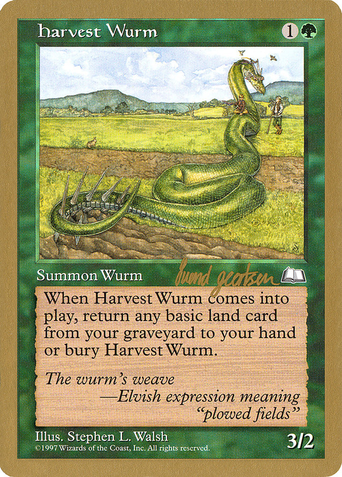 Harvest Wurm (Svend Geertsen) [World Championship Decks 1997] | Good Games Adelaide SA