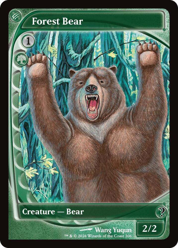 Forest Bear 206 (Mystery Booster 2)  - Foil | Good Games Adelaide SA