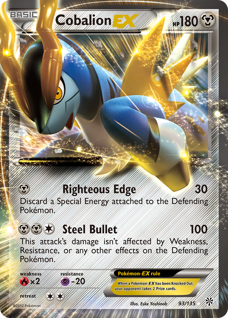 Cobalion EX (93/135) [Black & White: Plasma Storm] | Good Games Adelaide SA