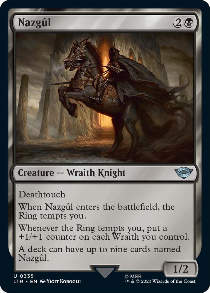 Nazgûl 335 (Universes Beyond: The Lord of the Rings: Tales of Middle-earth)  - Foil | Good Games Adelaide SA