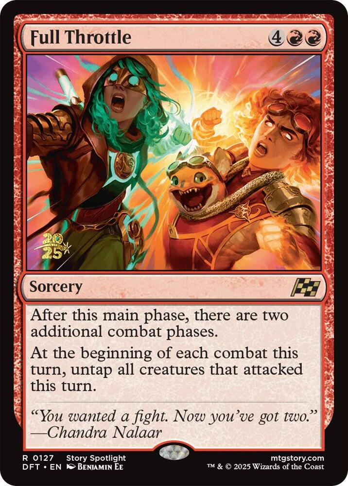 Full Throttle 127 (Prerelease Cards)  - Foil | Good Games Adelaide SA