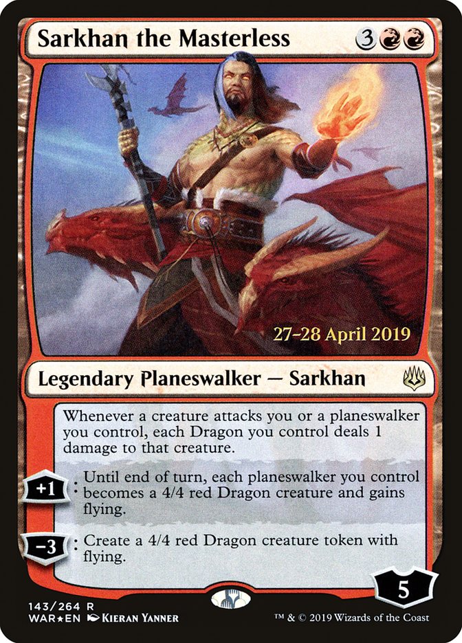 Sarkhan the Masterless  [War of the Spark Prerelease Promos] | Good Games Adelaide SA