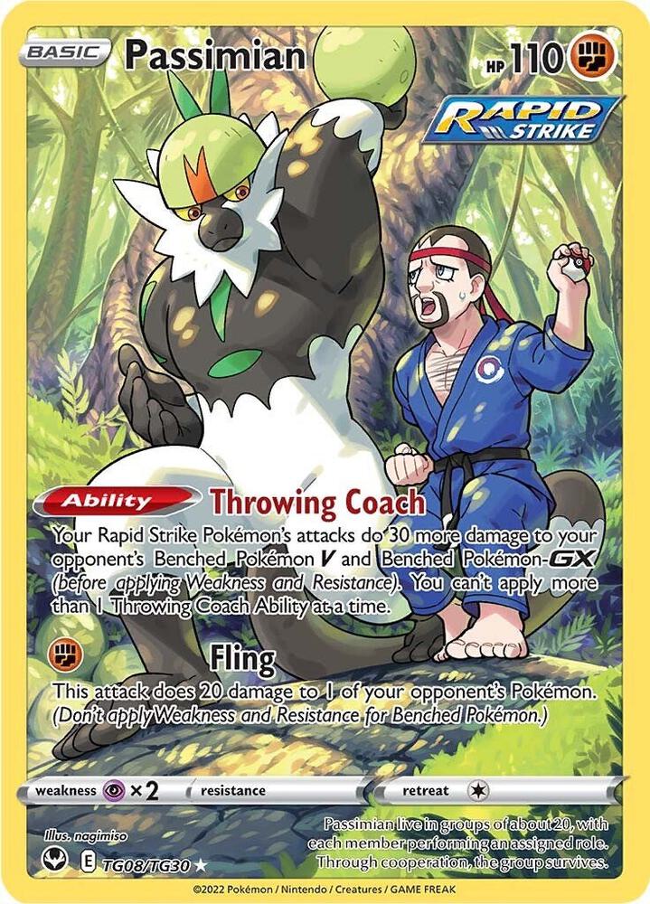 Passimian TG08/TG30 (SWSH12: Silver Tempest Trainer Gallery)  - Holofoil | Good Games Adelaide SA